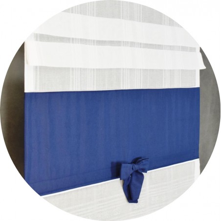 Biało-niebieski panel okienny 105x145cm